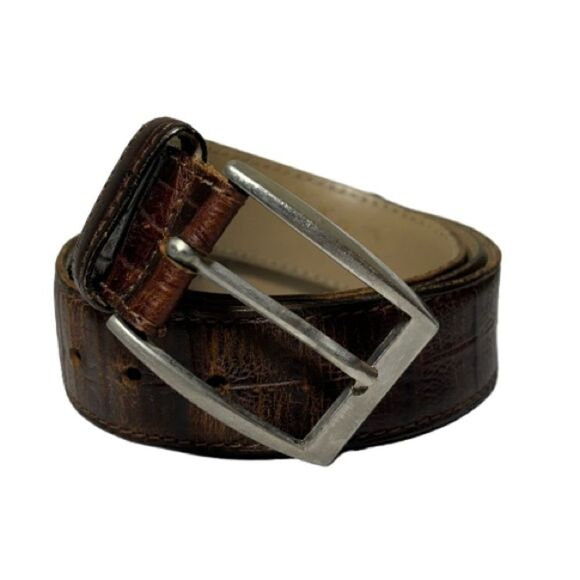 Vera Pelle Belt Genuine Leather Made in Italy 100/40 Dania for Andrew’s - Picture 4 of 8